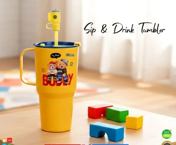 750ml Sip & Drink Tumbler for Kids - Leak-Proof Water Bottle