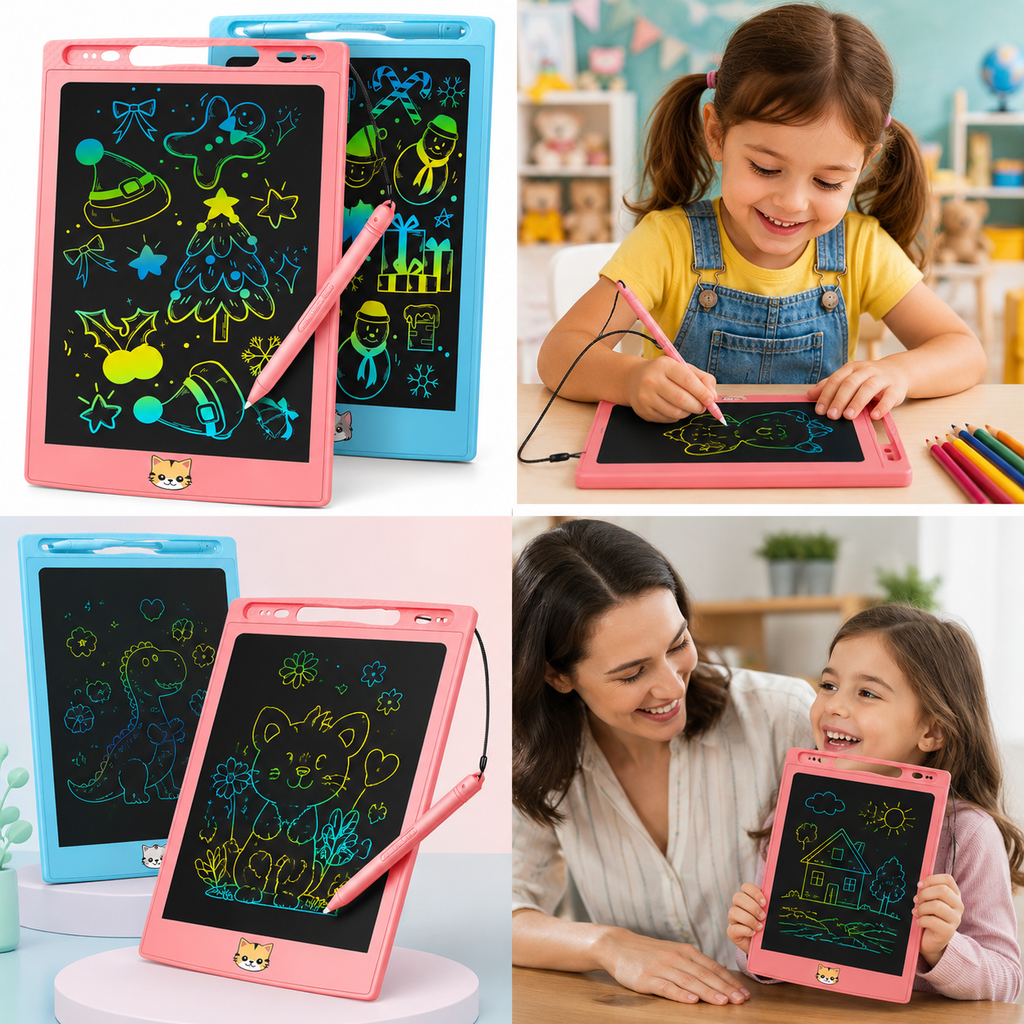 LCD Writing Tablet - Bachon Ka Digital Drawing Board 8,10,6.5,12,16 Inches