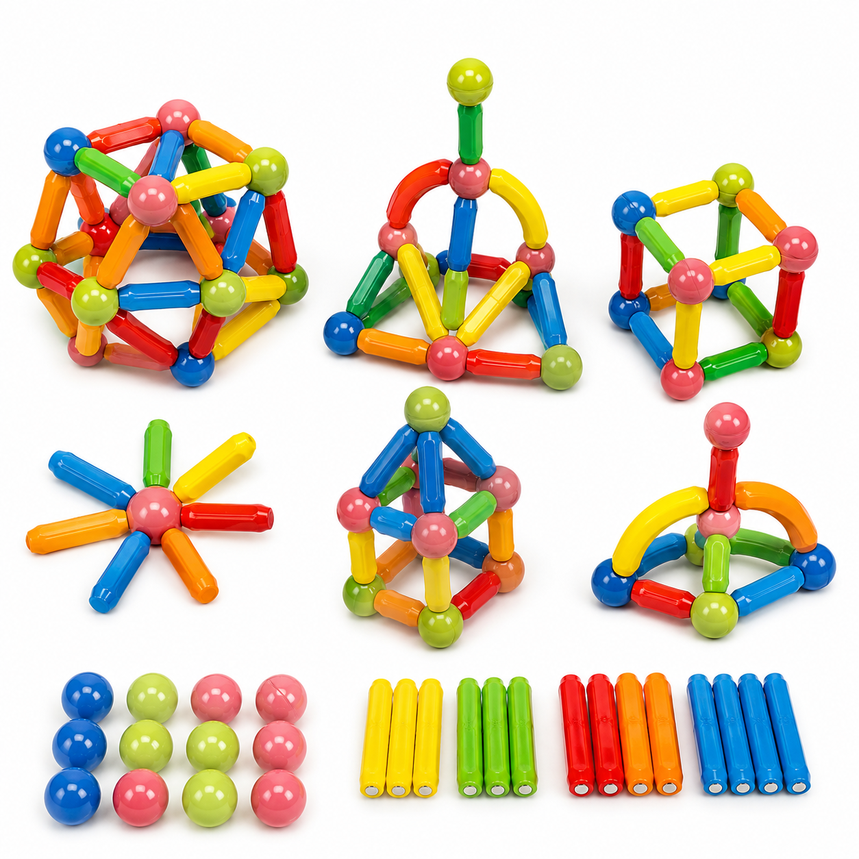 Magnetic Construction Set - Bachon Ka Building Blocks Set
