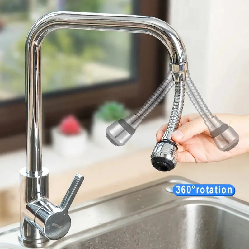 Kitchen Gadgets 2 Modes 360 Rotatable Bubbler High Pressure Faucet Extender Water Saving Bathroom Kitchen Accessories Supplies Zarorat