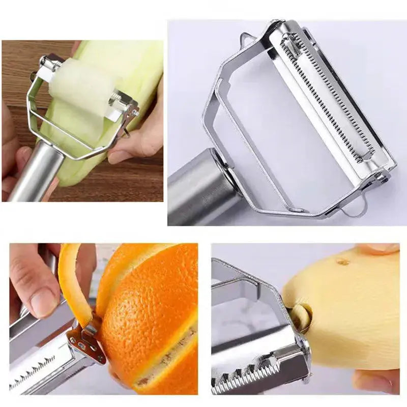 Multifunctional Vegetable Peeler | Stainless Steel Zarorat