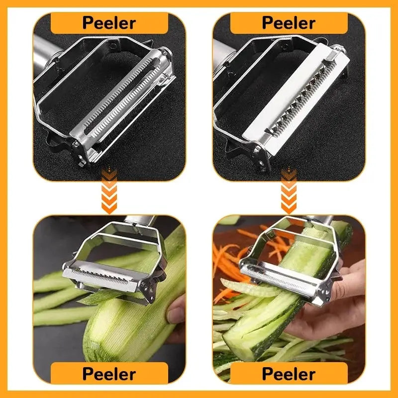 Multifunctional Vegetable Peeler | Stainless Steel Zarorat