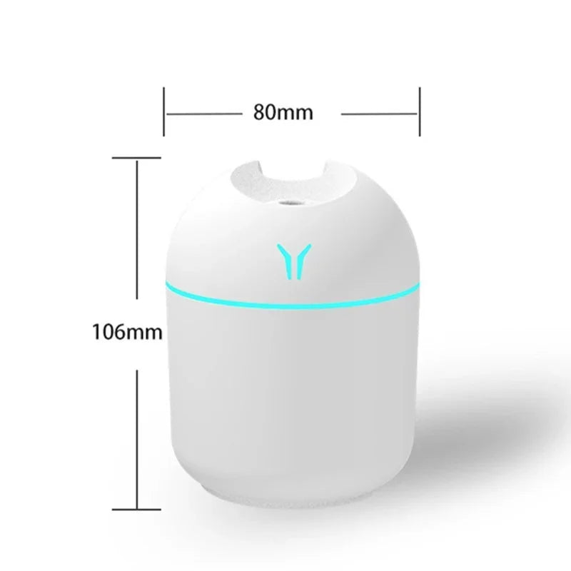 250ML Humidifier Mini Aromatherapy Humidifiers Diffusers For Home Romantic Light USB Essential Oil Diffuser Car Purifier Air Zarorat