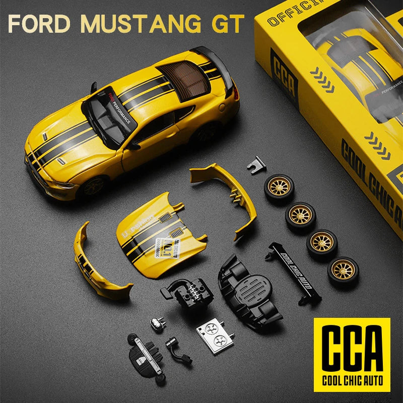 1/42 2018 Ford Mustang GT Alloy Model Car | Metal | Assembly Needed Zarorat