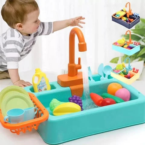 Kitchen Sink Toy for Kids - Bachon Ka Pretend Play Kitchen Set