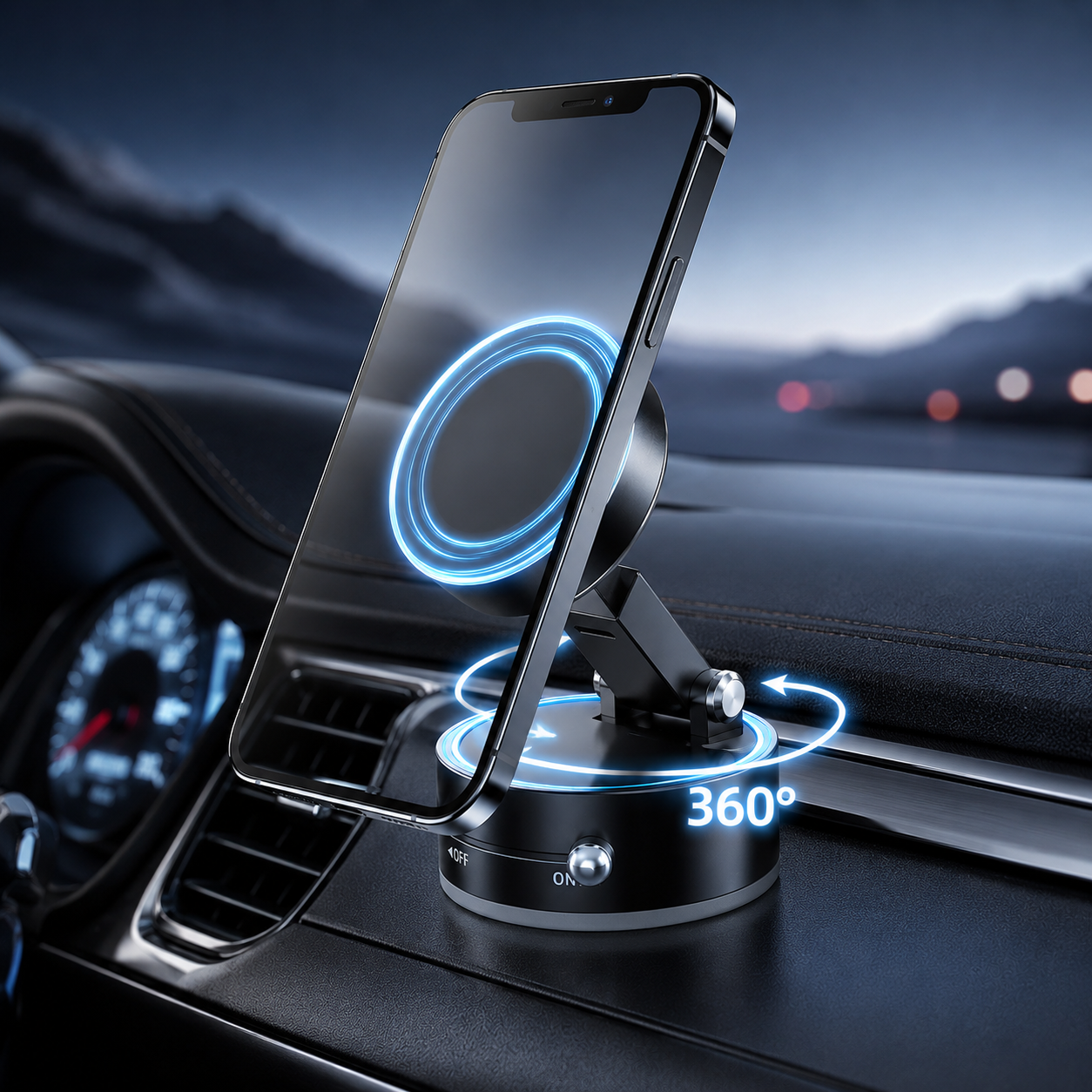 Mobile Magnetic Holder - Car & Desk Phone Mount