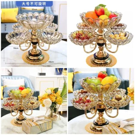 Dry Fruit Plate - Elegant Serving Plate for Nuts & Snacks