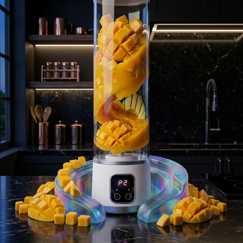 Chargeable Portable Juicer - Cordless Rechargeable Fruit Blender
