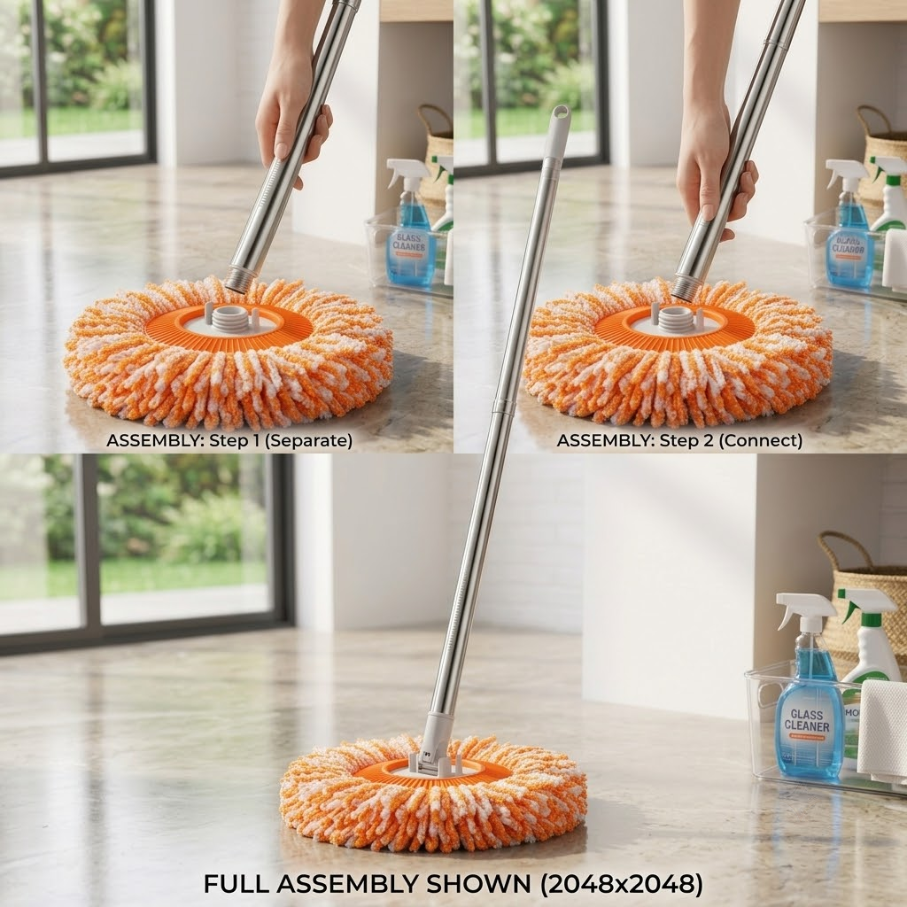 Wall Cleaner Mop - Deewaron Ki Safai Ke Liye Mop