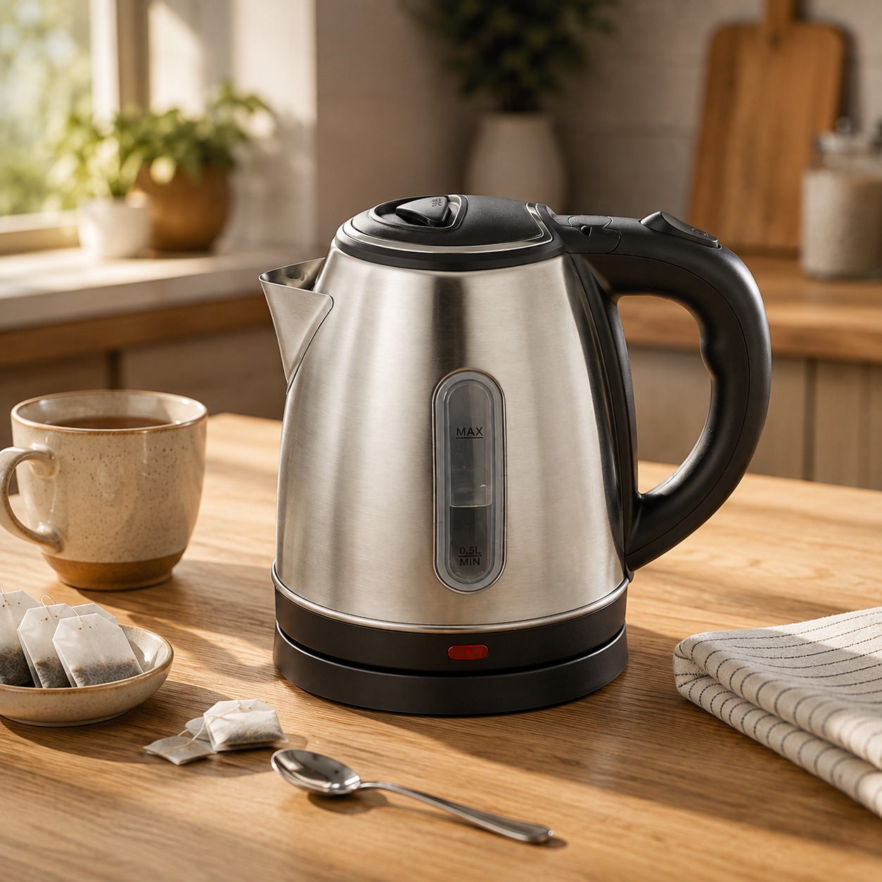 Electric Tea Kettle - Fast Boiling Auto Shut-Off Kettle